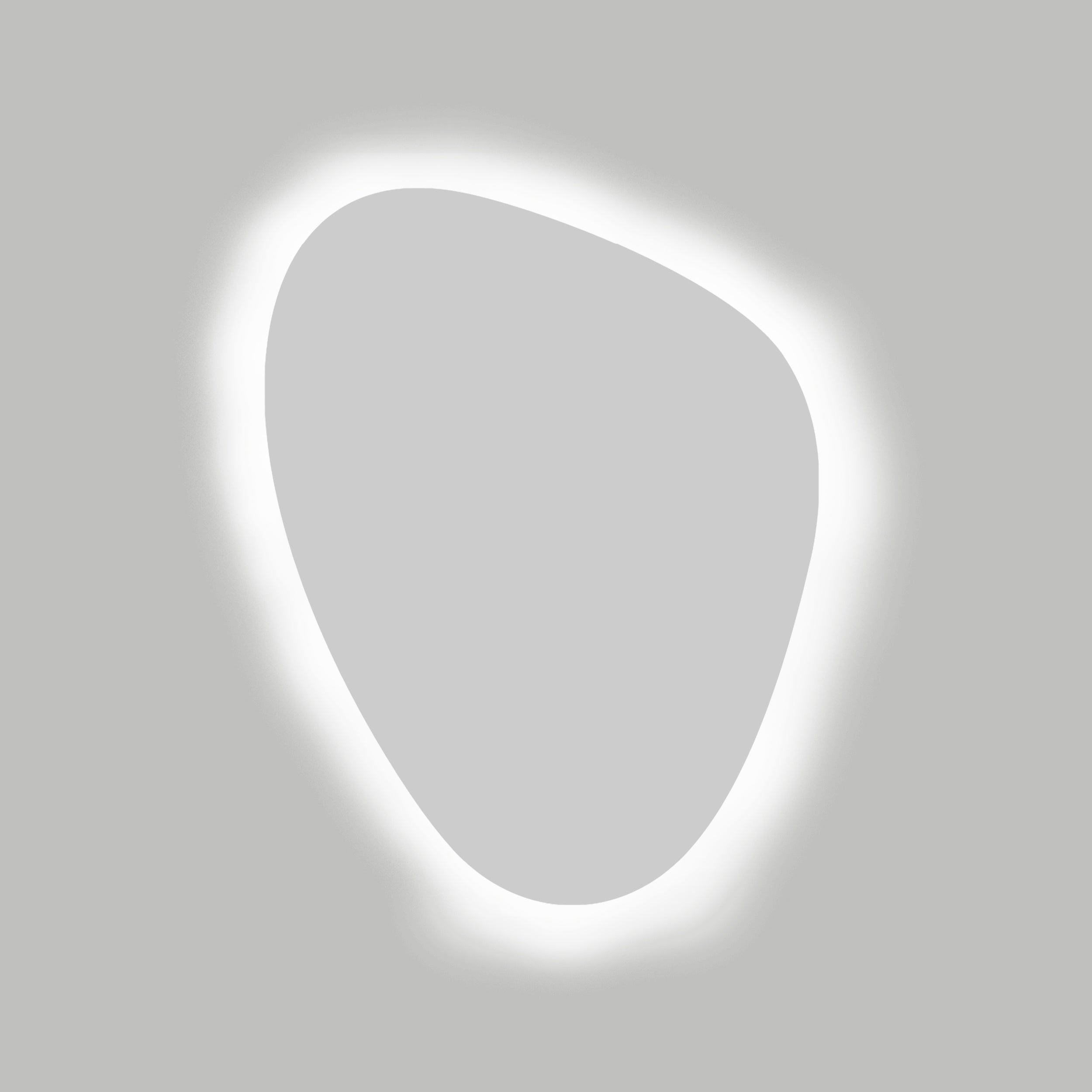 Cira White Light Mirror 70*70 cm