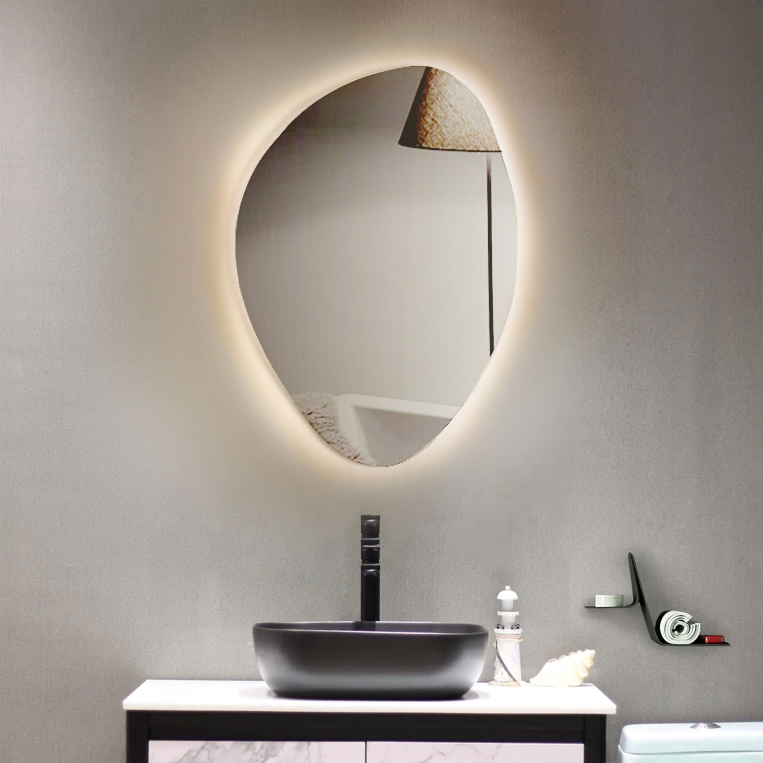 Sylara Warm Light Mirror 80*60 cm
