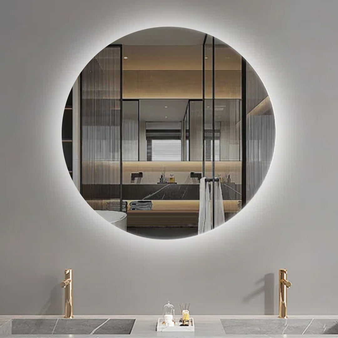 Rayon Warm Light Mirror 70*70 cm