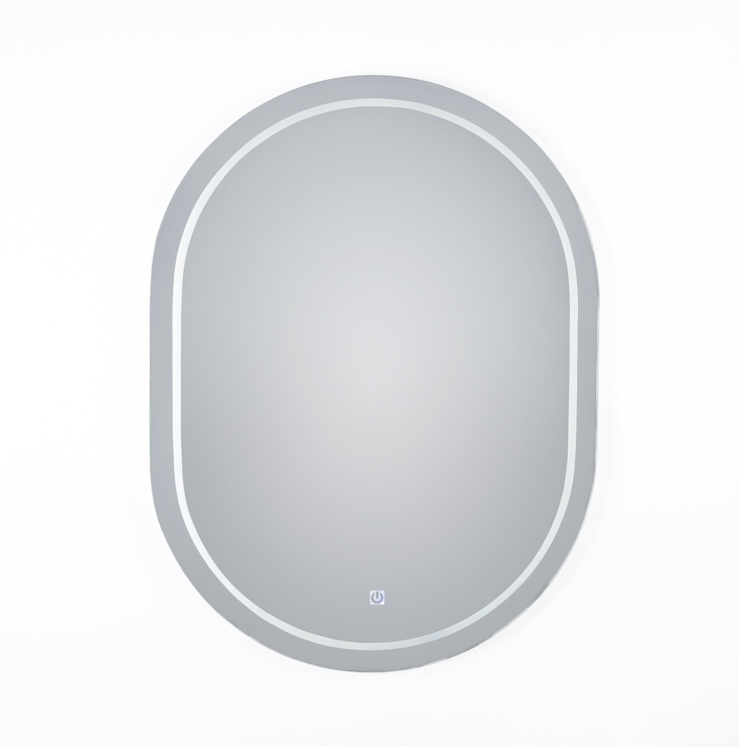Scrabbed Thin White Light Mirror 60*80 cm
