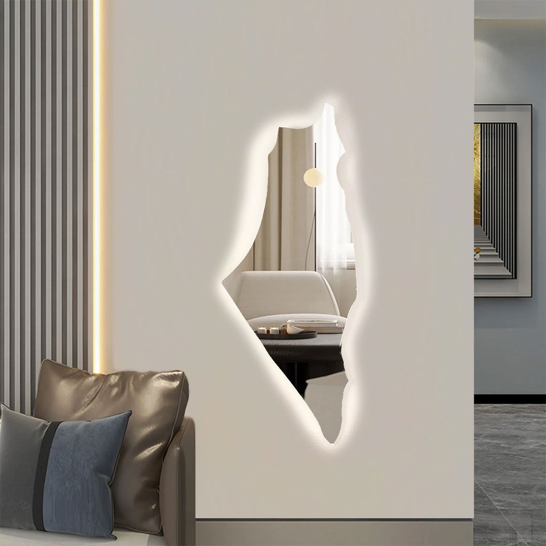 Palestine White Light Mirror 35*100 cm