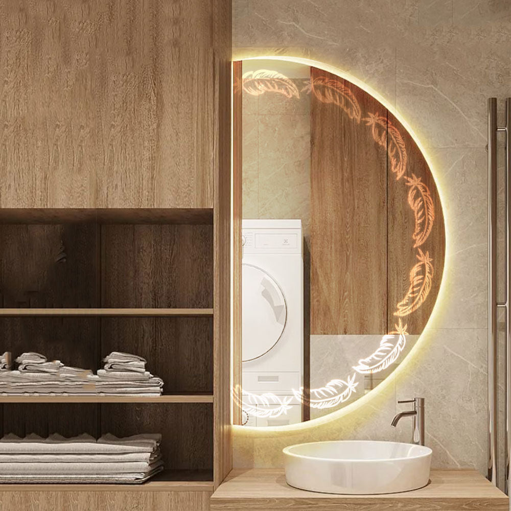 Carla Warm Light Mirror 35*70 cm