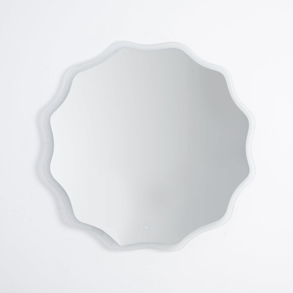 Lornz White Light Touch Mirror 70*70 cm