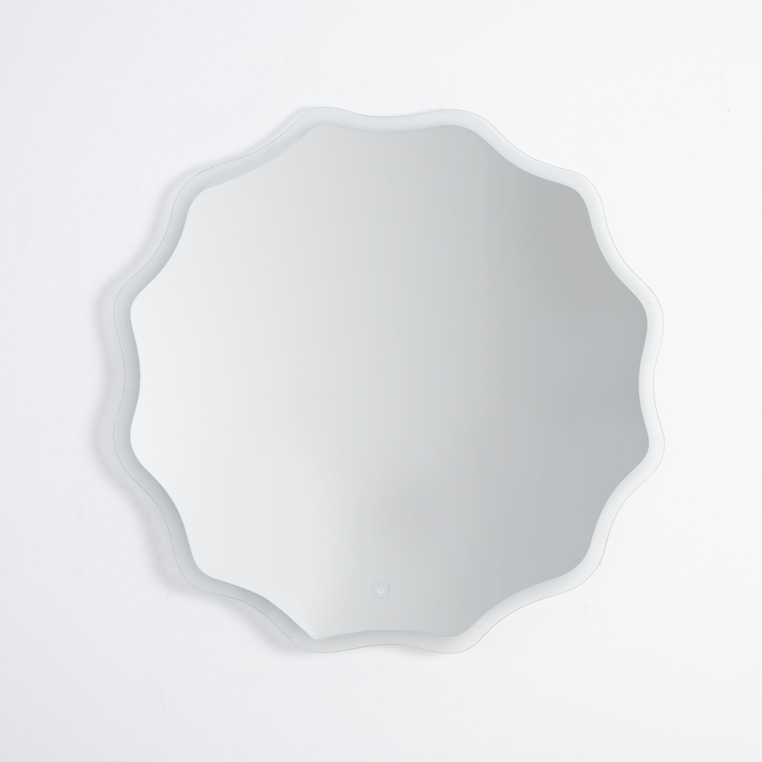 Lornz White Light Touch Mirror 70*70 cm