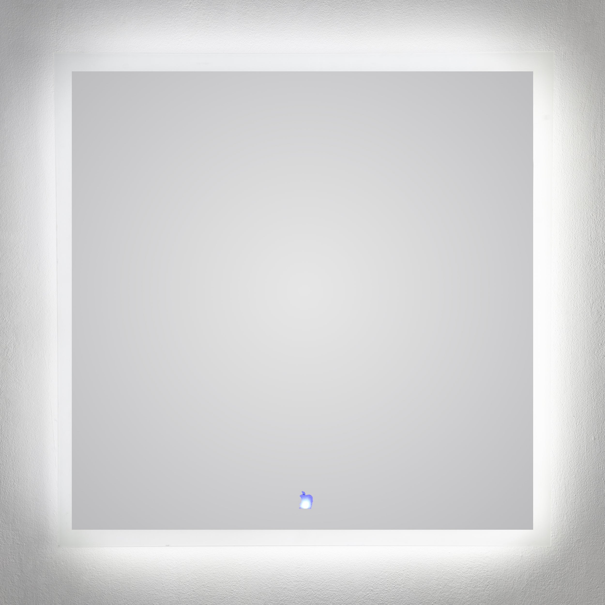Square White Light Mirror 80*80 cm