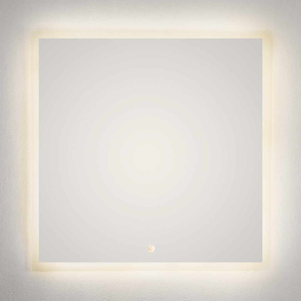 Square Warm Light Mirror 80*80 cm