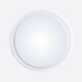rounded white light mirror 80