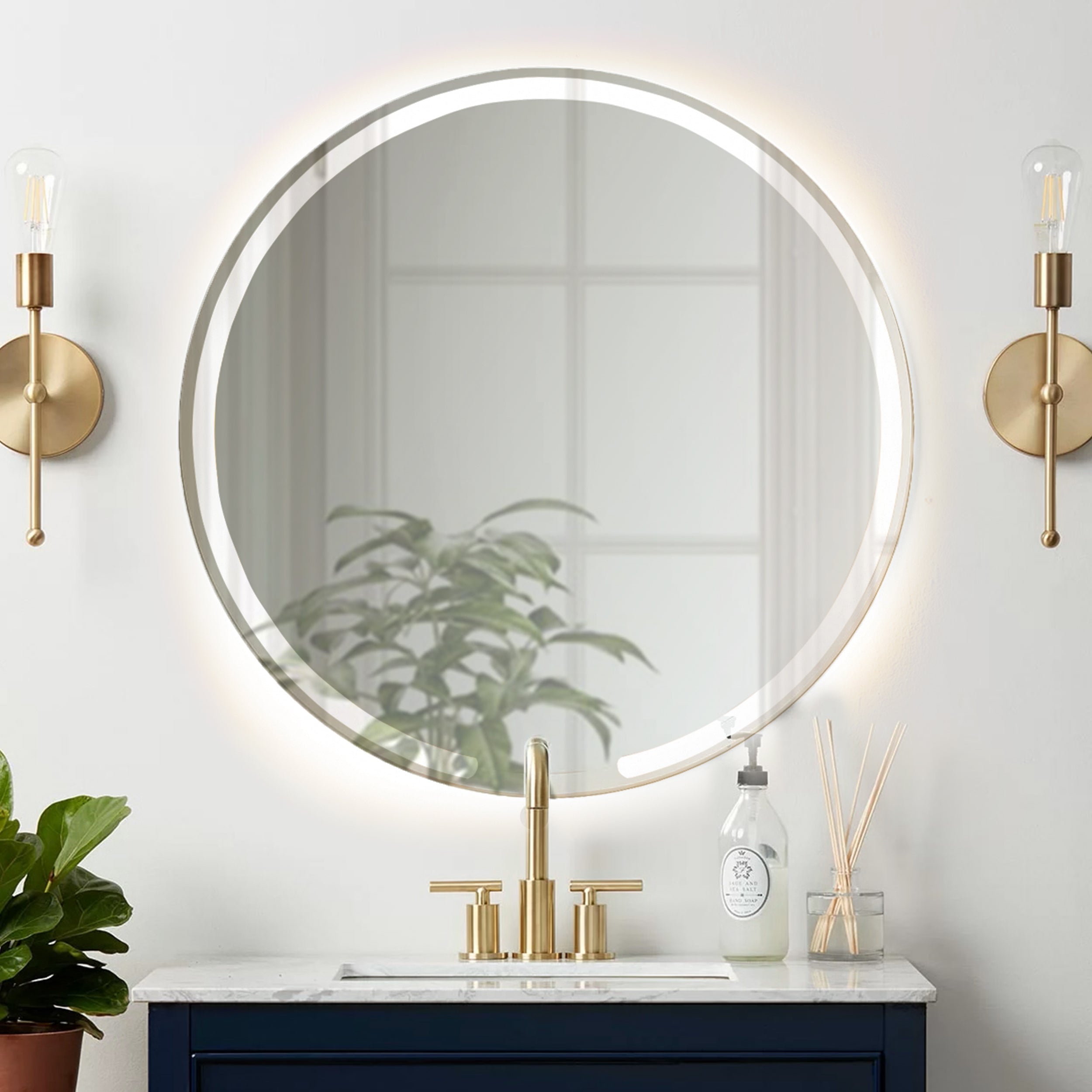 Bonara Warm Light Mirror 70 cm