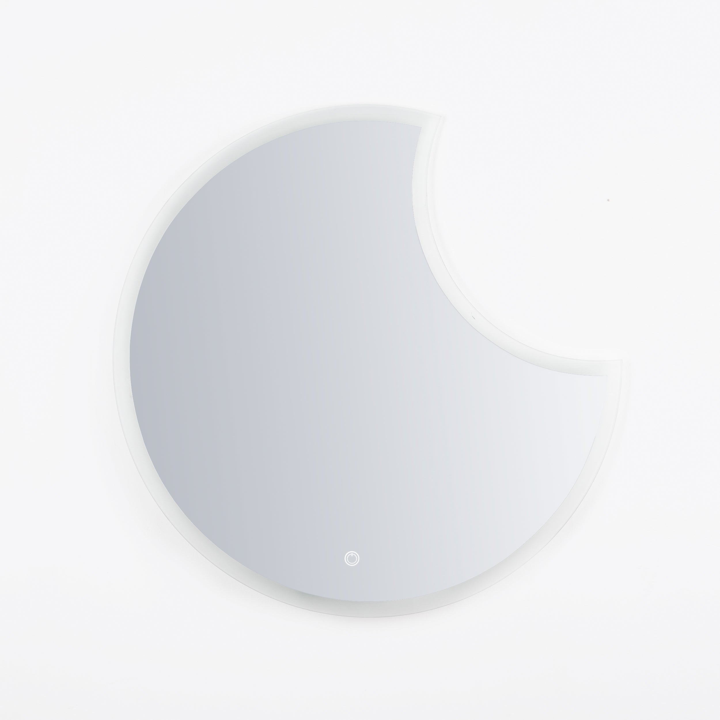 Helal White Light Touch Mirror 70 cm
