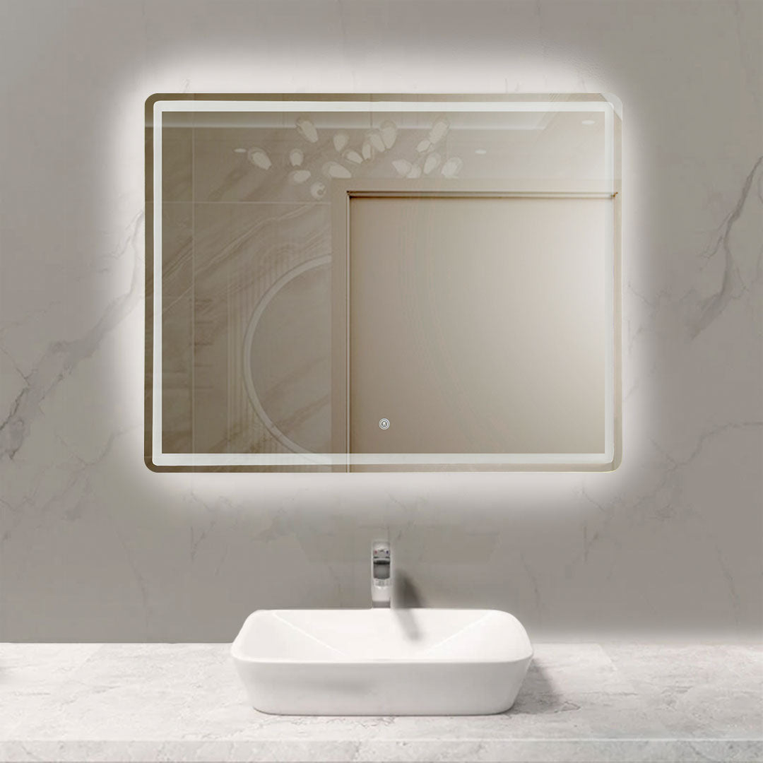 Norel White Light Touch Mirror 80*100 cm