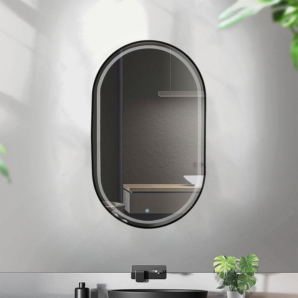 Lirika White Light Touch Mirror 90*60 cm