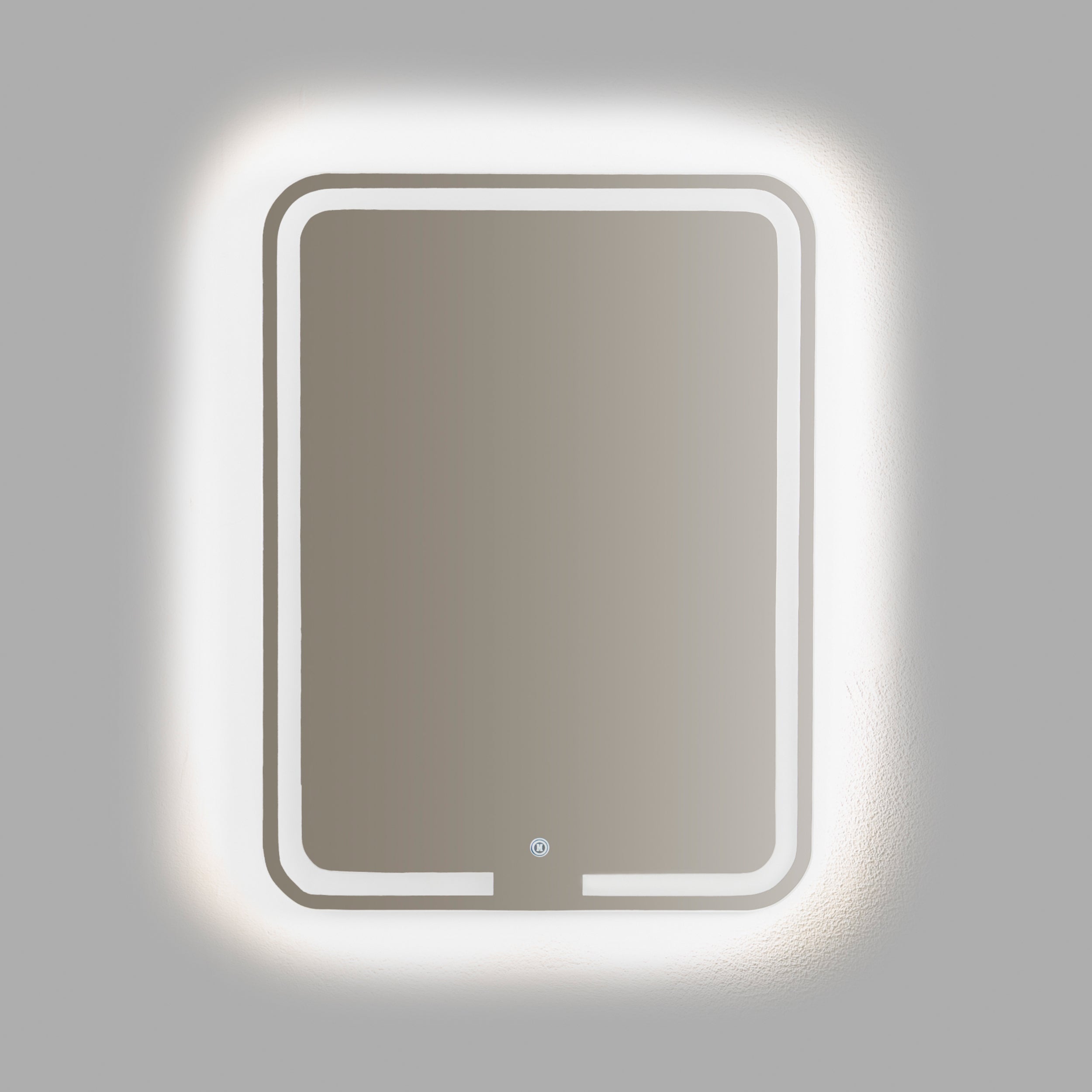 Darrya White Light Touch Mirror 80*60 cm