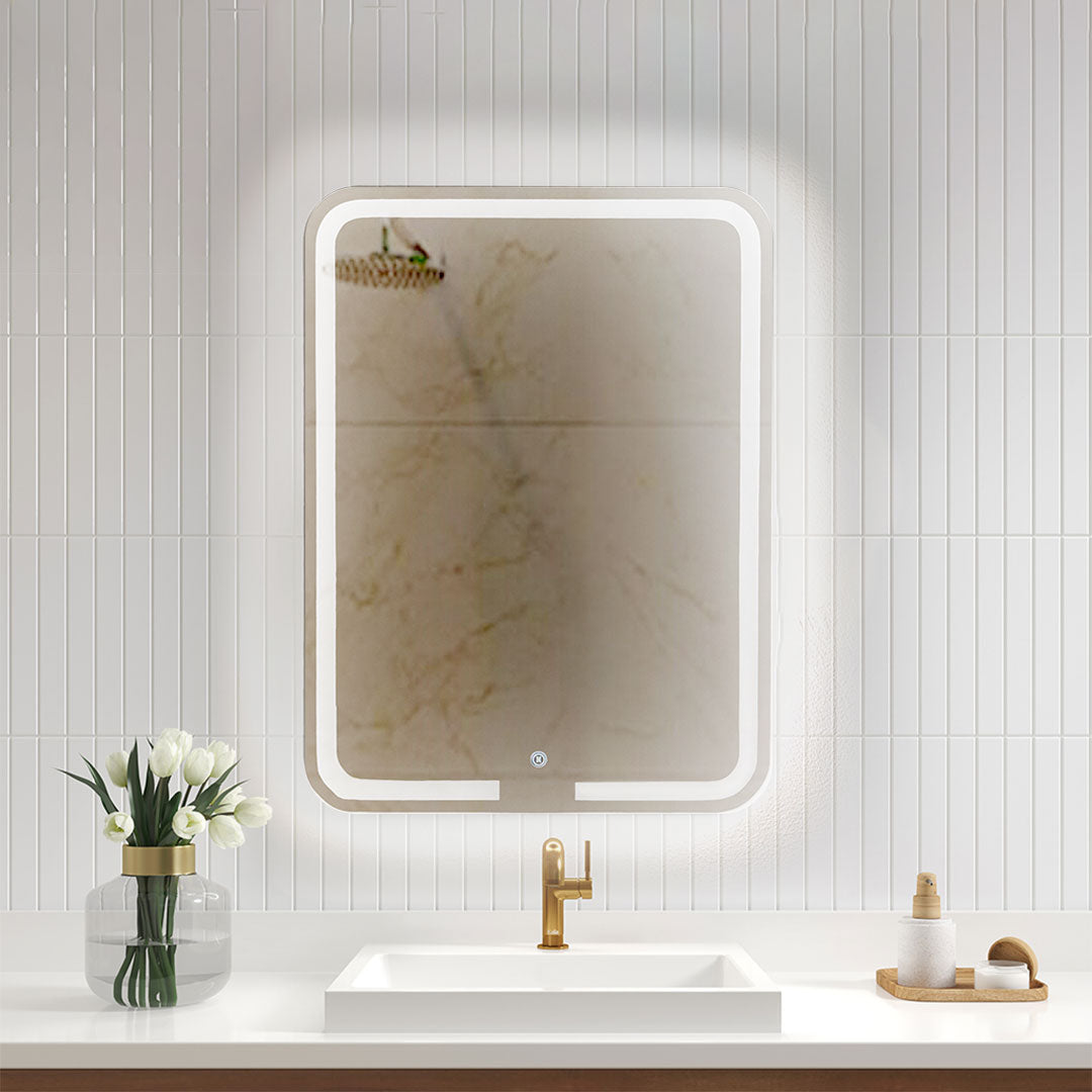 Darrya White Light Touch Mirror 80*60 cm