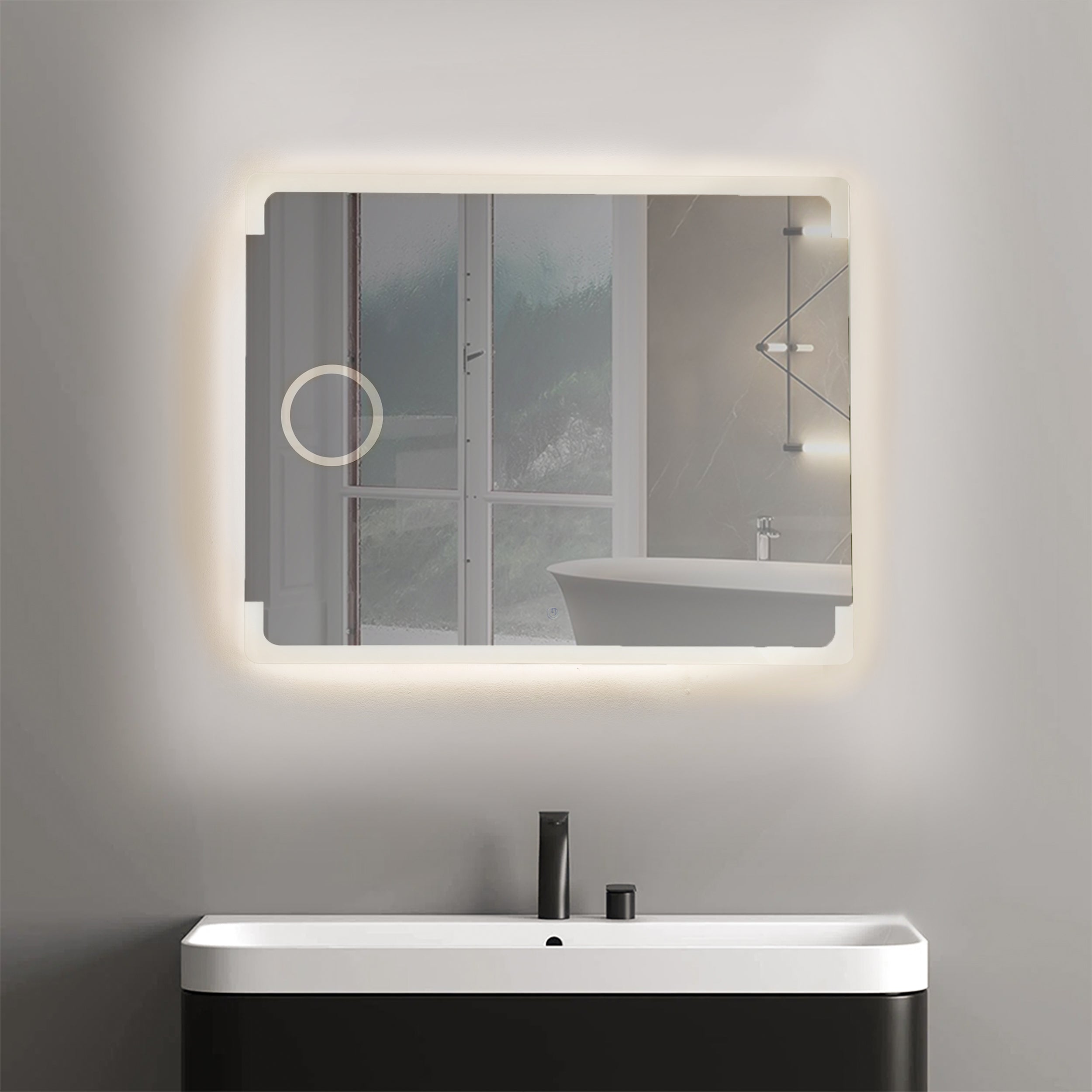 Trio Warm Light Touch Mirror 80*100 cm