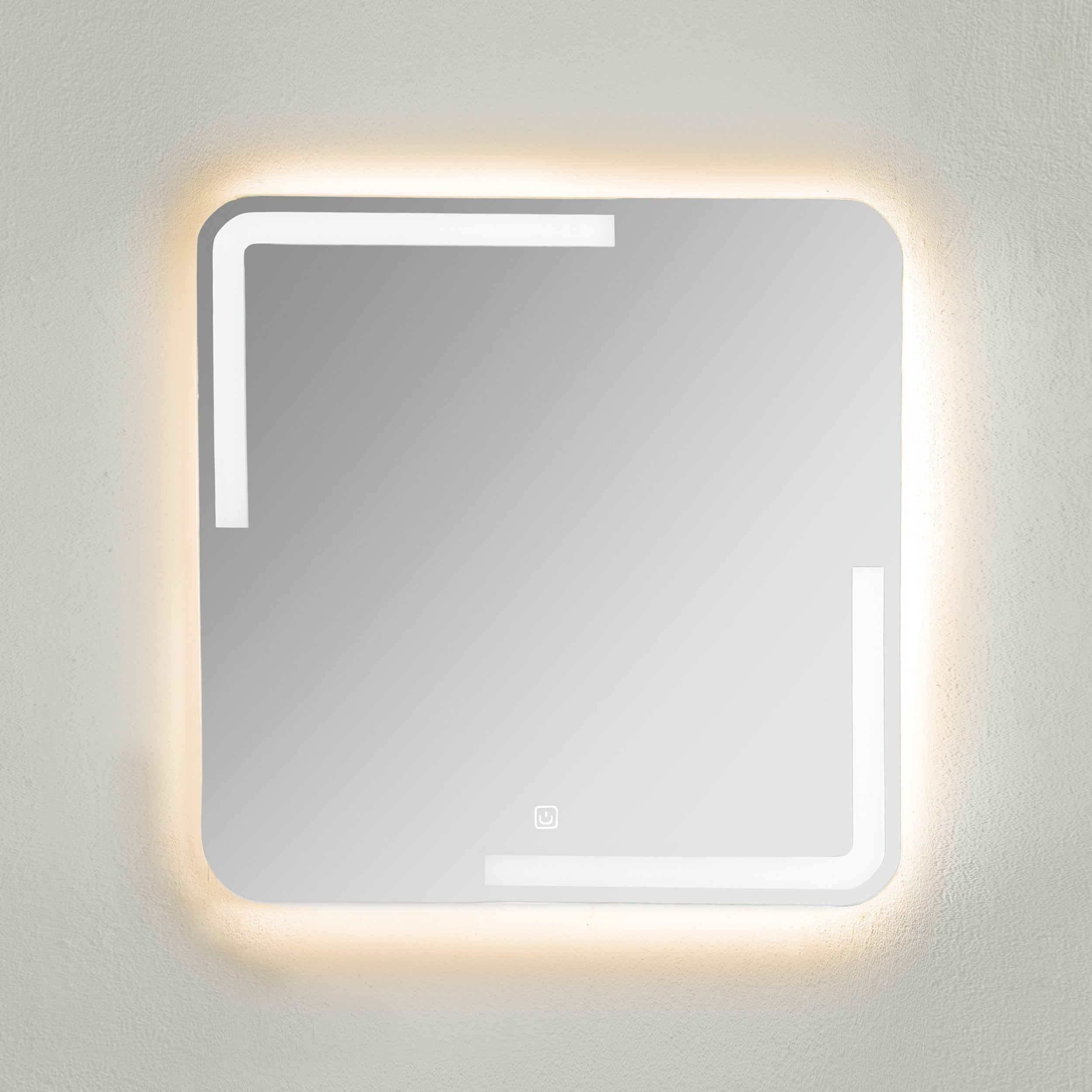 Colom Warm Light Touch Mirror 80*80 cm