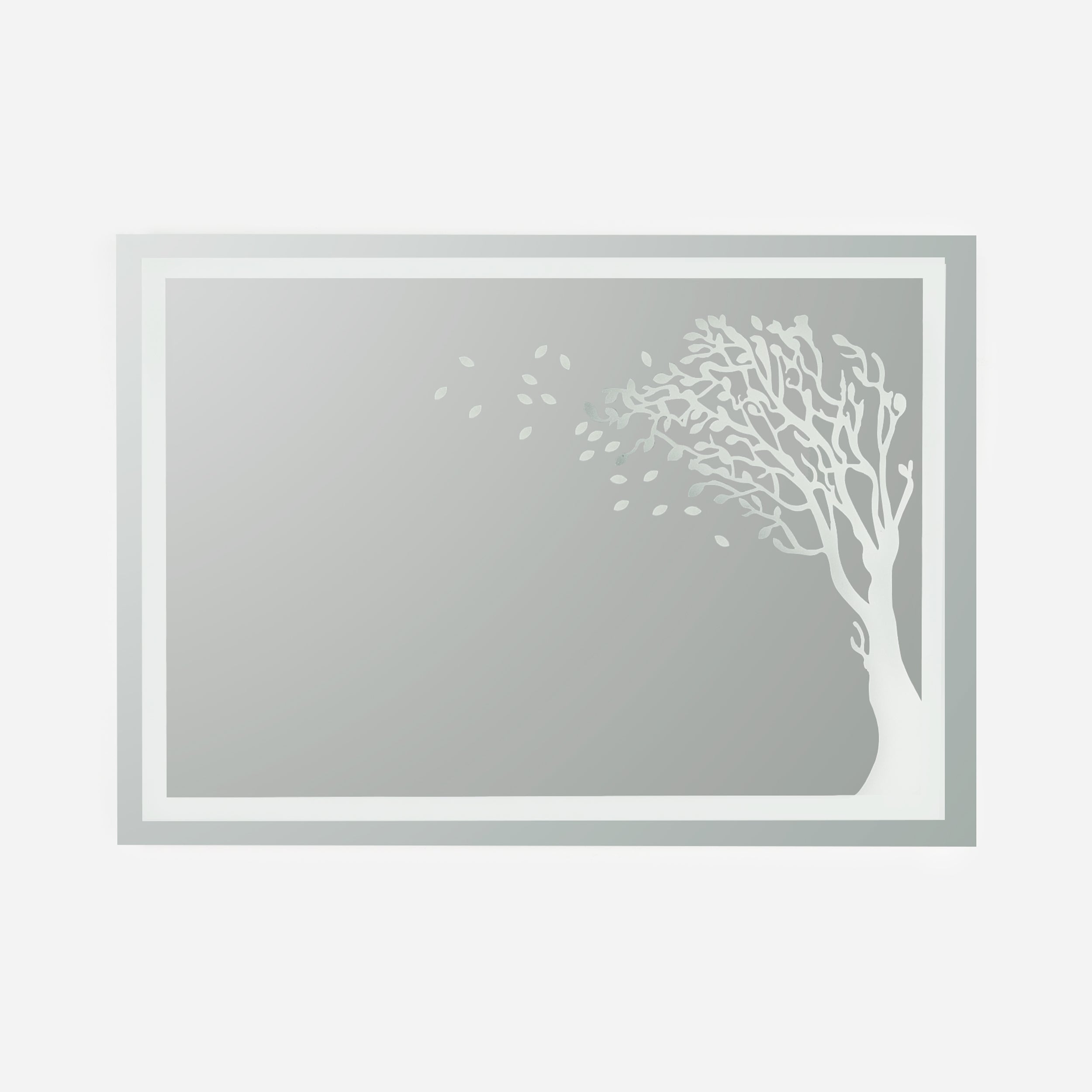 Tree Warm Light Mirror 57*80 cm