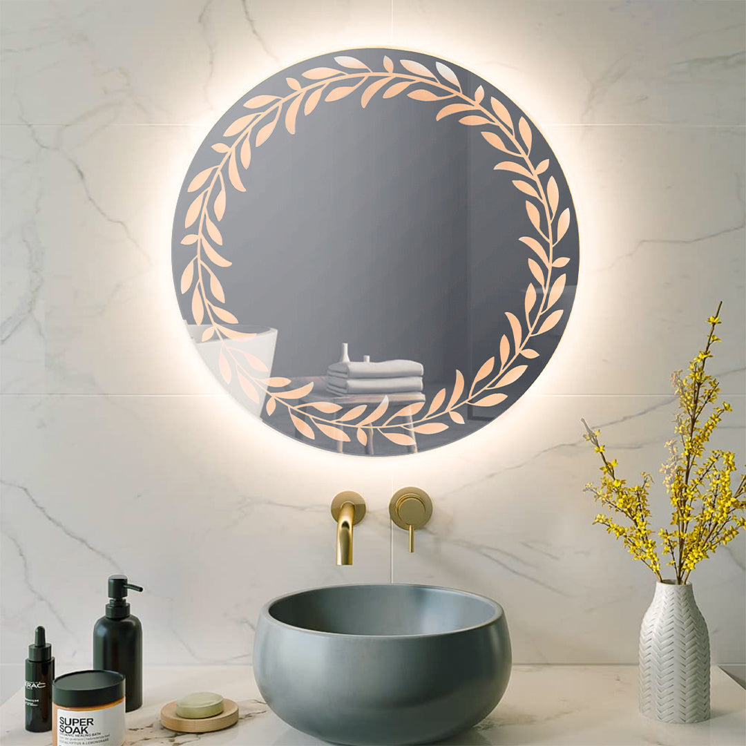 Zetto Warm Light Mirror 60 cm