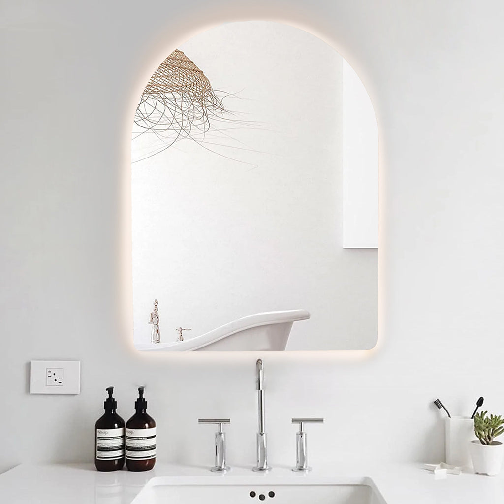 Door Warm Light Mirror 80*100 cm