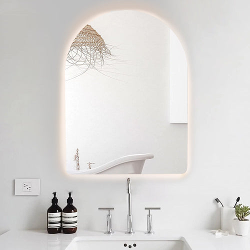 warm light mirror 80x100 cm
