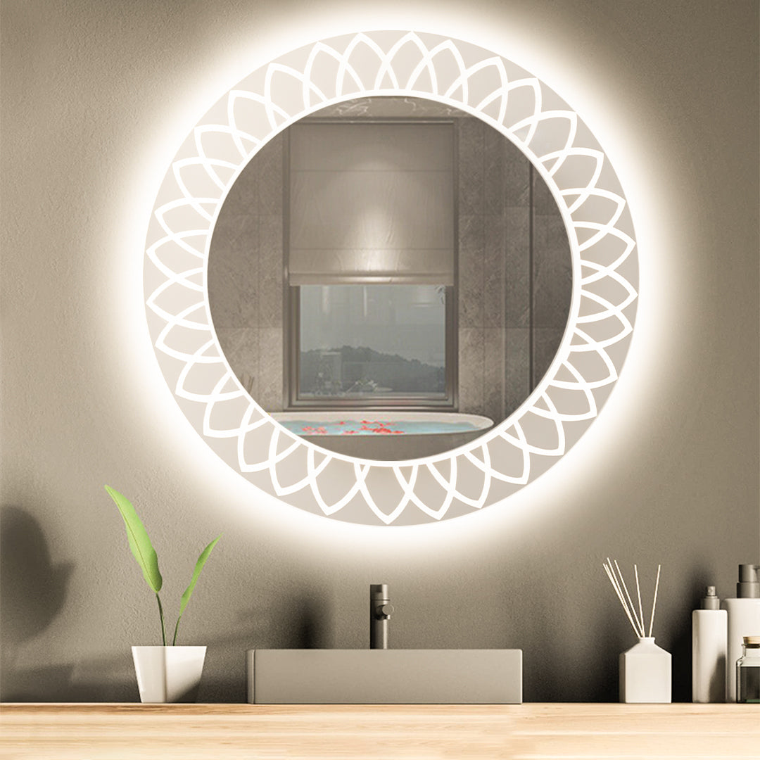 Zetto Warm Light Mirror 60 cm