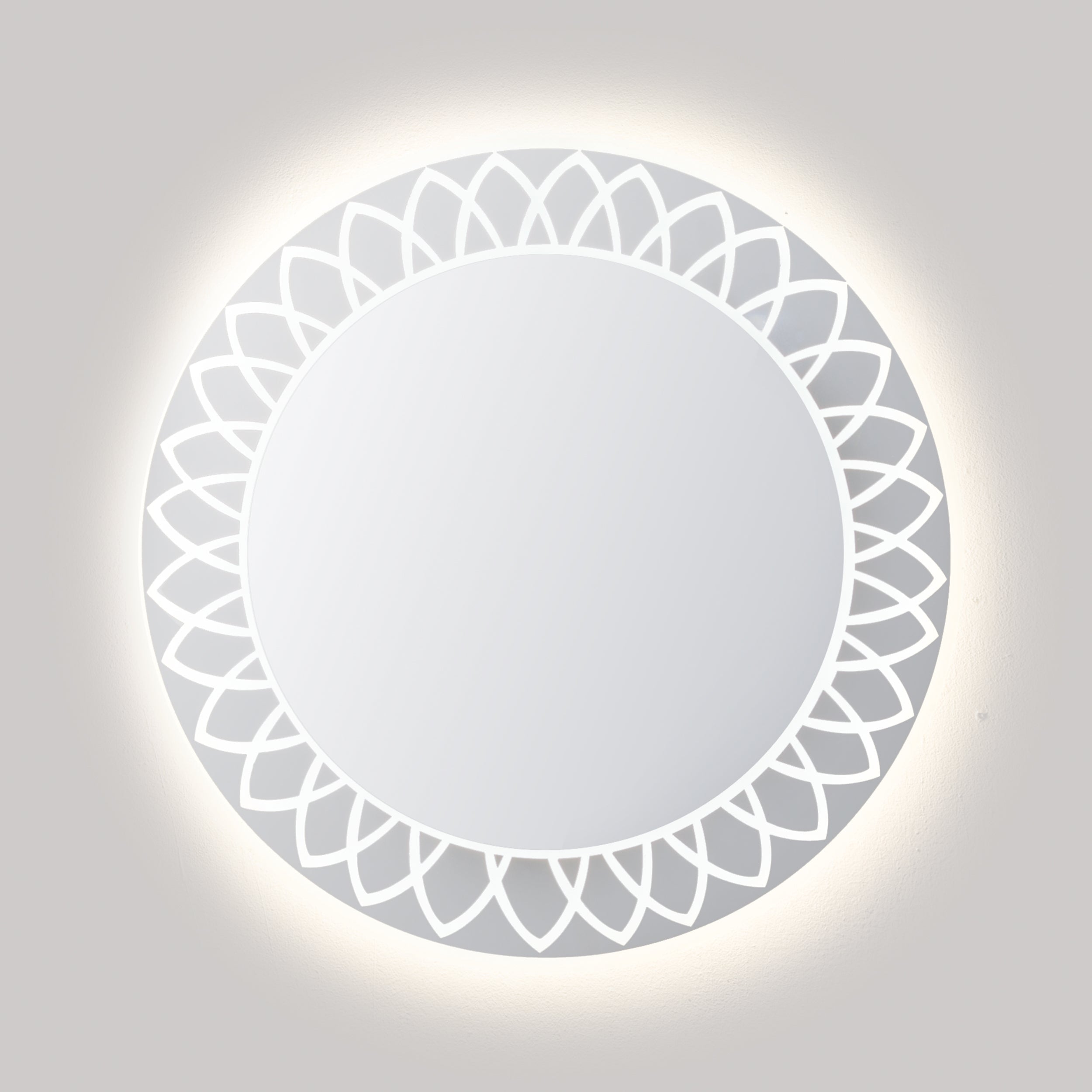 Lotus Warm Light Mirror 60 cm