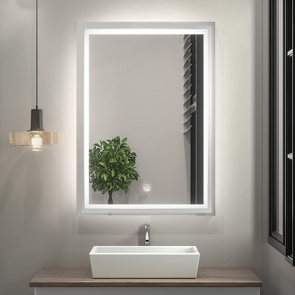 Recto T White Light Touch Mirror 50*70 cm